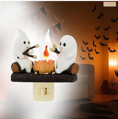 New Cute Ghost Campfire Nightlight